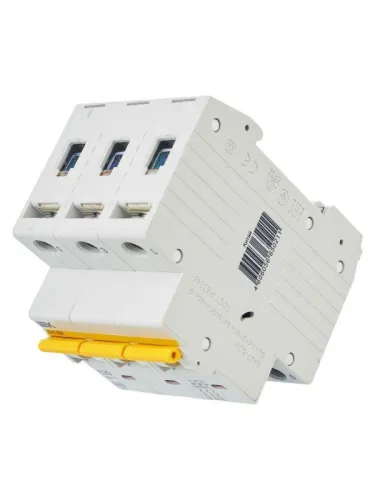 Выключатель автоматический модульный 3п C 20А 6кА ВА47-60M KARAT IEK MVA31-3-020-C фото 6