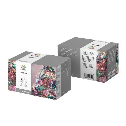 Гирлянда светодиодная "Твинкл Лайт" 15м 120LED мультиколор 6.9Вт 220-240В IP20 с контроллером провод ПВХ темн. зел. Neon-Night 303-059 фото 2