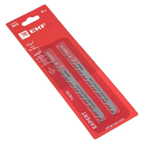 Пилка для электролобзика T101D (чистовой рез по дереву)(SK5) (уп.2шт) Expert EKF pl-t101d-2 фото 5