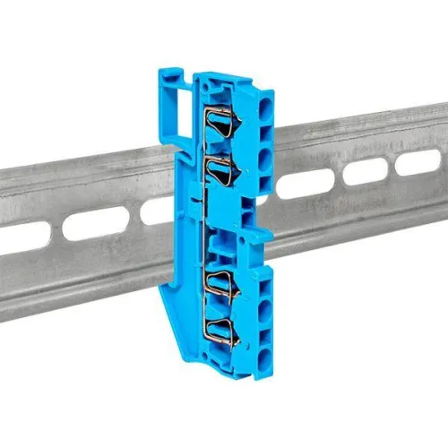 Колодка клеммная ST-2.5 28А 4 вывода пружинная син. PROxima EKF plc-jxb-st-2.5-4-blue фото 8