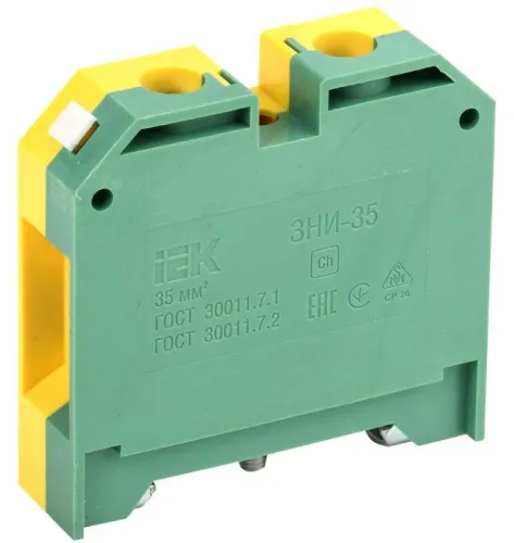 Зажим наборный ЗНИ-35PEN 35кв.мм (JXB-земля) IEK YZN20-035-K52