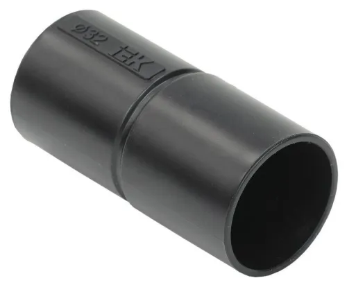 Муфта труба-труба GI32G черн. ELASTA IEK CTA10D-GIG32-K02-025