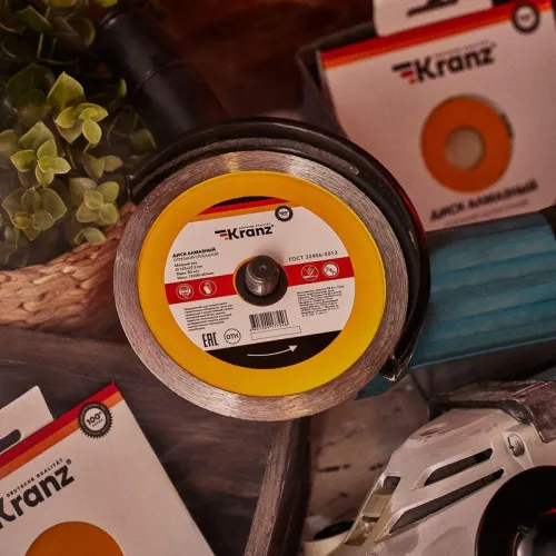 Диск алмазный отрезной сплошной 125x22.2мм Kranz KR-90-0111 фото 2