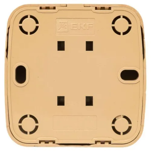 Розетка телевизионная TV 1-м ОП Минск 5-862МГц 75Ом свет. дерево EKF EGA00-027-30 фото 6