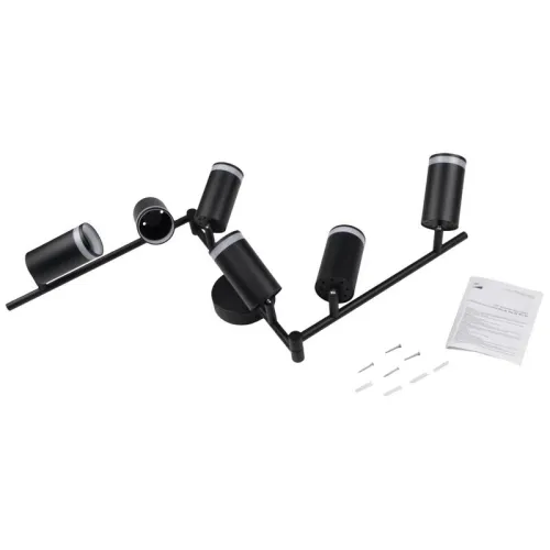 Светильник PCL-0306 6xGU10 IP20 230В BL настен./потолочн. декор. под лампу JazzWay 5066601 фото 11