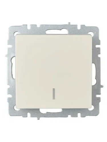 Выключатель 1-кл. СП BRITE ВС10-1-1-БрКр 10А с индик. механизм беж. IEK BR-V10-1-10-K10 фото 5