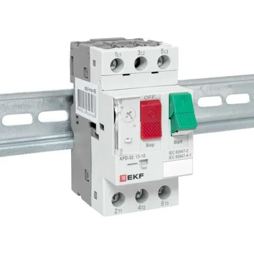 Выключатель автоматический для защиты двигателя АПД-32 13-18А EKF apd-me-18 фото 10