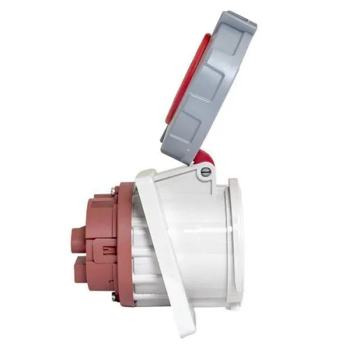 Розетка стационарная внутренняя угловая 4342 3Р+РЕ 63А 380В IP67 PROxima EKF ps-4342-63-380 фото 3