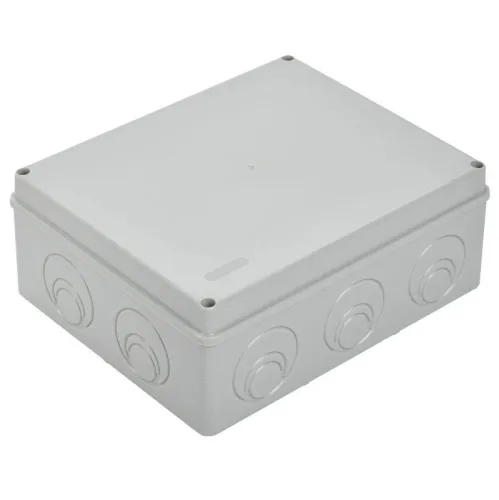 Коробка распаячная ОП 240х195х90 IP55 КМ41272 RAL7035 IEK UKO10-240-195-090-K41-55 фото 3