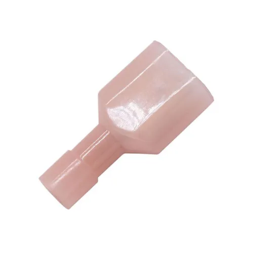 Наконечник изол. "вилка" 0.25-1.5кв.мм отв. d6.3х0.8мм кр. (уп.50шт) DKC 2A22TP