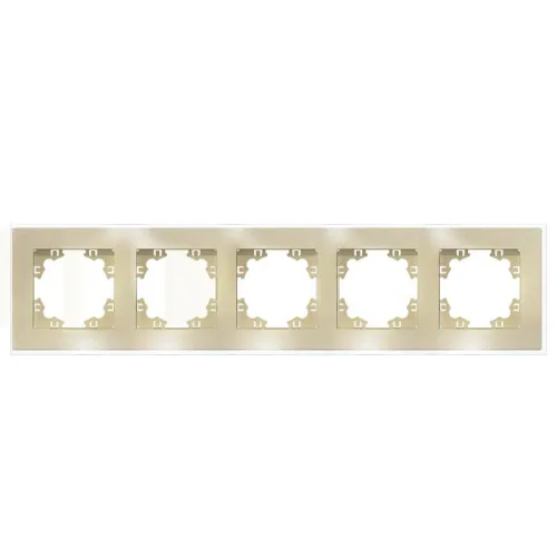 Рамка 5-м Афина стеклянная зол. UNIVersal 2294