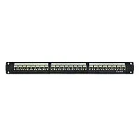 Патч-панель модульная 19дюйм 1U CAT6A 24 порта RJ45 экранир. DKC RN6APPF24