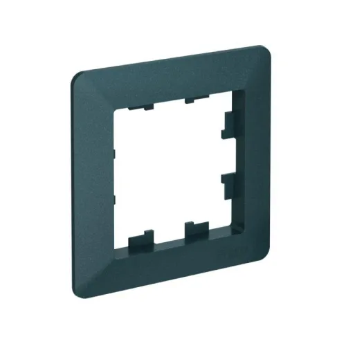 Рамка 1-м AtlasDesign Air изумруд/дым. черн. SE ATN220801