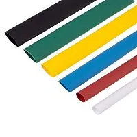 Набор трубок термоусадочных тонкостен. №3 (АССОРТИ) разноцвет. Rexant 29-0103