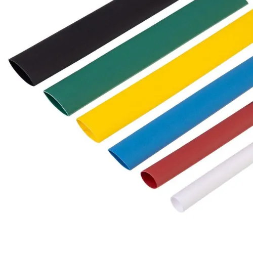 Набор трубок термоусадочных тонкостен. №3 (АССОРТИ) разноцвет. Rexant 29-0103