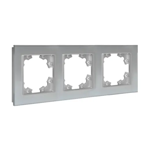 Рамка 3-м Афина стеклянная серебр. UNIVersal 2268 фото 2