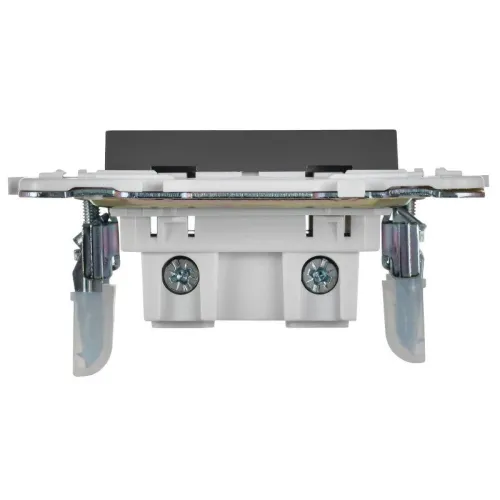 Розетка SKANDY 10А без заземл. без защ. шторок SK-R02T титан IEK SK-R10-10-K48 фото 3