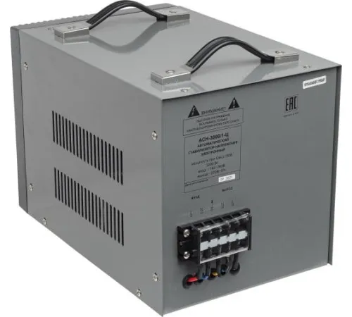 Стабилизатор напряжения АСН-3000/1-Ц 1ф 3кВт IP20 релейный Ресанта 63/6/5 фото 4