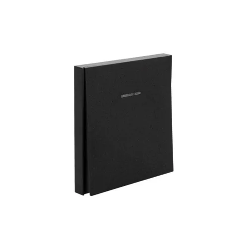 Переключатель перекрестный 1-кл. СП STRONG 10А с подсветкой антрацит Kranz KR-78-0718-5 фото 5