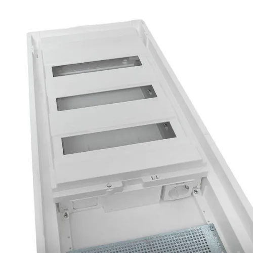 Щит комбинированный встраив. Nova 3 DIN-рейки + 1 монтаж. плата 5 габарит IP41 с метал. перфорированной дверью EKF Proxima nv-cb-pmd-3+1 фото 11