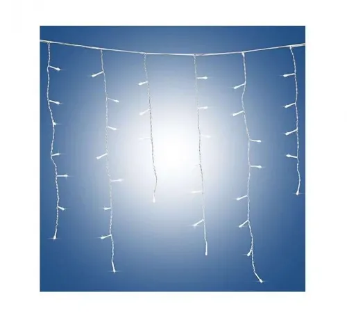 Гирлянда "Сосульки" IC80LD-W-E 80LED бел. 2м Shlights 4690601040718