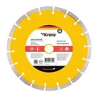 Диск отрезной алмазный сегментный 230х22.2х2.4х10мм Kranz KR-90-0105