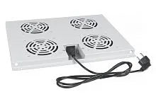 Модуль вентиляторный TRAY-60 с 4-я вентиляторами для установки в напольн. шкафы SH-05C ND-05C Г=600мм Cabeus 7068c