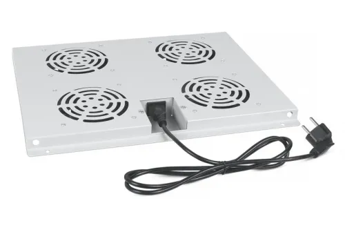 Модуль вентиляторный TRAY-60 с 4-я вентиляторами для установки в напольн. шкафы SH-05C ND-05C Г=600мм Cabeus 7068c