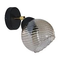 Светильник "Кристаль" 511 (плафон 8633) НББ 01-60-176 Е27 (ИМ) настенный черн. муар Элетех 1005405261