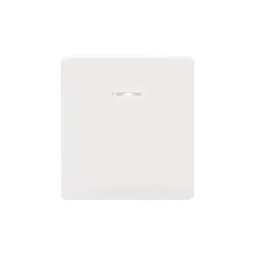 Выключатель проходной (переключатель) 1-кл. СП ROUND MIELE 10А с подсветкой перламутр Kranz KR-78-0716-1