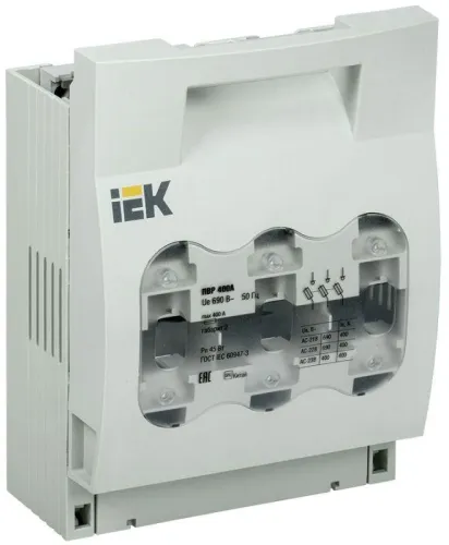 Выключатель-разъединитель-предохранитель 400А KARAT IEK SRP-30-3-400