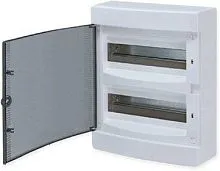 Щит распределительный навесной Unix 2х12мод. IP41 прозр. дверь PROxima EKF ux-2x12-n
