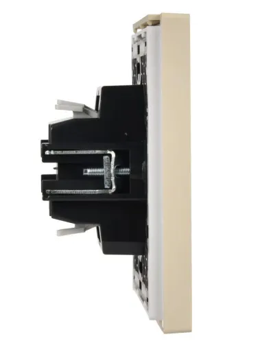 Выключатель 1-кл. FORTE&PIANO 10А FP410 с самовозвратом ваниль IEK FP-V14-0-10-1-K10 фото 4