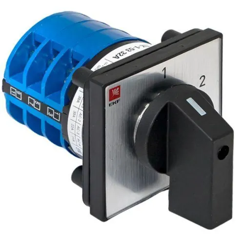 Переключатель кулачковый ПК-1-53 3П 32А "1-2" EKF pk-1-53-32 фото 7