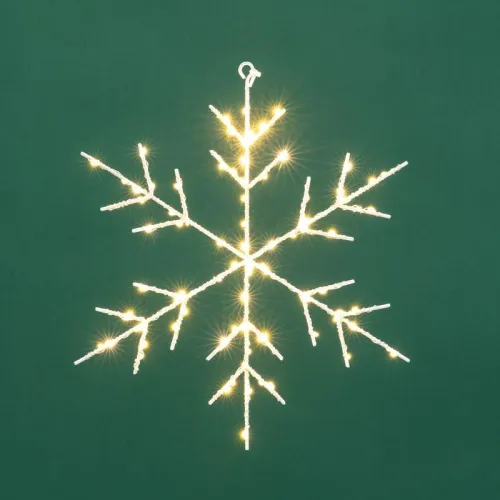 Фигура светодиодная подвесная "Снежинка" на метал. каркасе тепл. бел. Neon-Night 501-056 фото 2