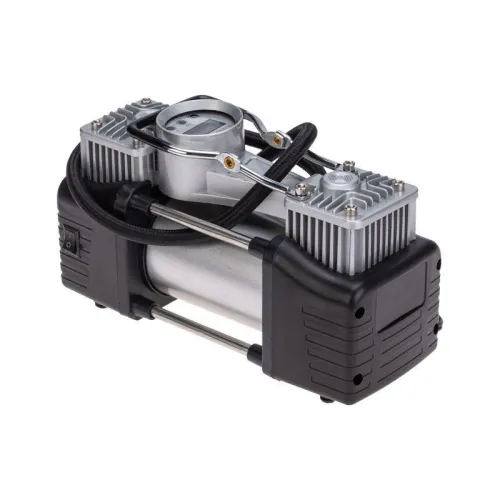 Компрессор автомобильный усиленный двухпоршневой с цифровым манометром и функцией автостоп (60л/мин 10 АТМ) Rexant 80-0522 фото 4