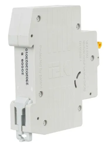 Выключатель автоматический модульный 1п B 10А 6кА ВА47-60M KARAT IEK MVA31-1-010-B фото 6