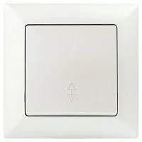 Переключатель 1-кл. СП Solo 4-103-06 10А 250В IP20 перламутр Intro Б0053582