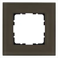 Рамка 1-м G-Glass стекло каперсовый Jasmart G1001GT