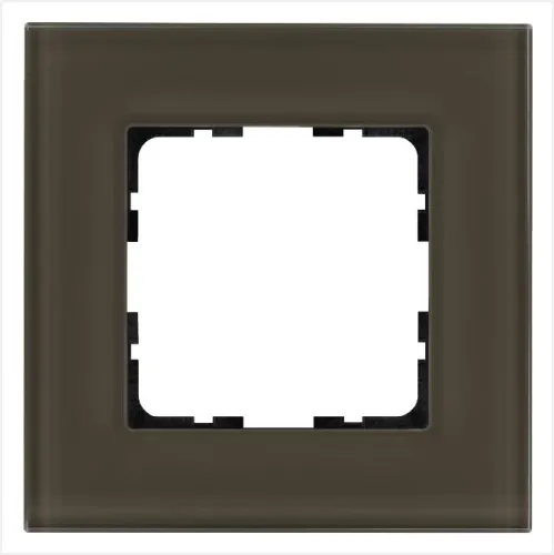 Рамка 1-м G-Glass стекло каперсовый Jasmart G1001GT