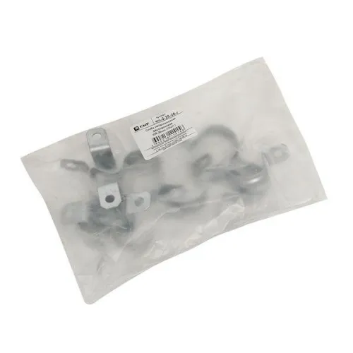 Скоба крепежная двухлапковая d25-26мм метал. (уп.10шт) PROxima EKF sm-2-25-26-r фото 3