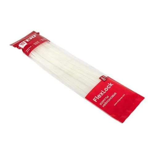 Хомут P6.6 4.8х380 FlexLock стандартный бел. (уп.100шт) PROxima EKF plc-fl-ctsw-4.8x380 фото 4