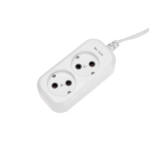 Удлинитель 2х1.5м без заземл. 2х0.75 бел. PROCONNECT 13-4200 фото 4