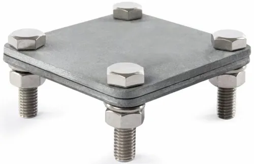 Соединитель крестовой полосы до 40мм сталь гор. цинк OBO 5314666_V1