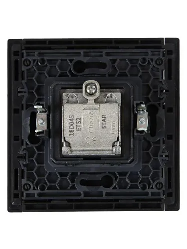 Розетка 2-м TV+SAT FORTE&PIANO FP138 черн. IEK FP-AF20-O-K02 фото 5