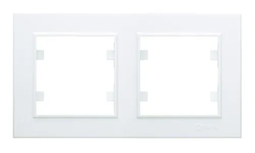 Рамка 2-м Karea горизонт. бел. Makel 56001702
