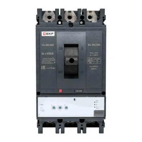 Выключатель автоматический 3п 630/400А 45кА ВА-99C Compact NS PROxima EKF mccb99c-630-400 фото 3