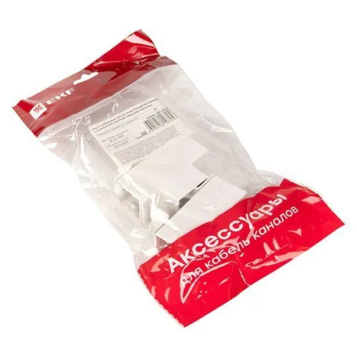 Угол T-образный 25х25 бел. Plast PROxima (уп.4шт) EKF tchw-25-25x4 фото 2