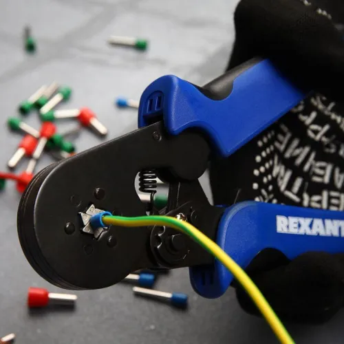 Кримпер для обжима штырьевых након. 0.08-6.0кв.мм (HT-866; HSC8 6-6) Rexant 12-3205 фото 4