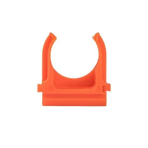 Держатель для труб (клипса) d20мм оранж. (уп.10шт) Plast EKF derj-z-20o фото 2
